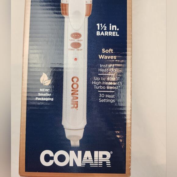 Conair Double Ceramic 1.5 Inch Curling Iron Auto Off Dual Voltage Travel New - Picture 5 of 7